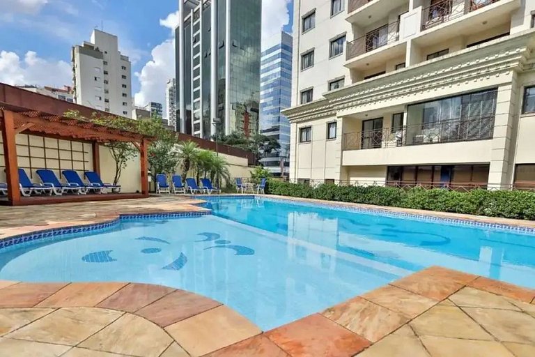 Hotel Long Stay Alvorada - 2 Quartos e garagem