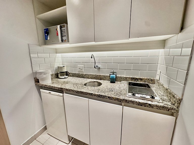 Flat Moderno Nações Unidas c/ Limpeza Diária